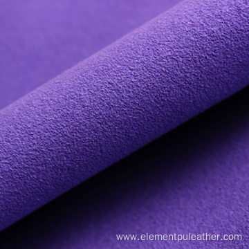 Microfiber non woven suede synthetic leather